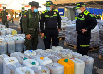 Incautan en Colombia más de 3 toneladas de cocaína con destino a España y México