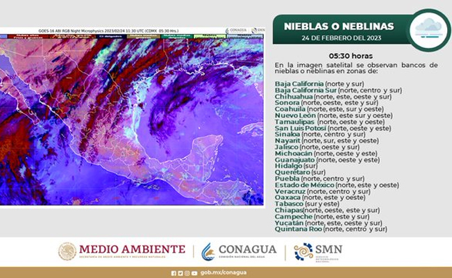 ¡Persisten las lluvias y heladas en varias partes de México!