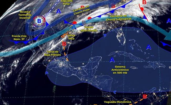 ¡Abrígate!: llega la novena tormenta invernal y el frente frío 37 al país