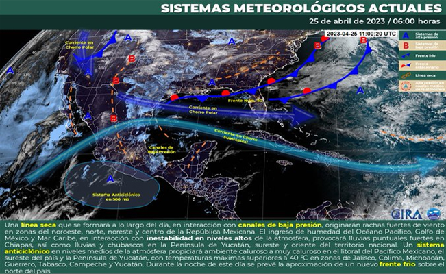 ¡Toma precauciones!: habrá más lluvias y fuertes vientos en el país