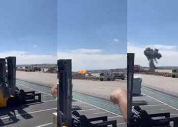 VIDEO. Avión de la fuerza aérea se estrella durante exhibición en España