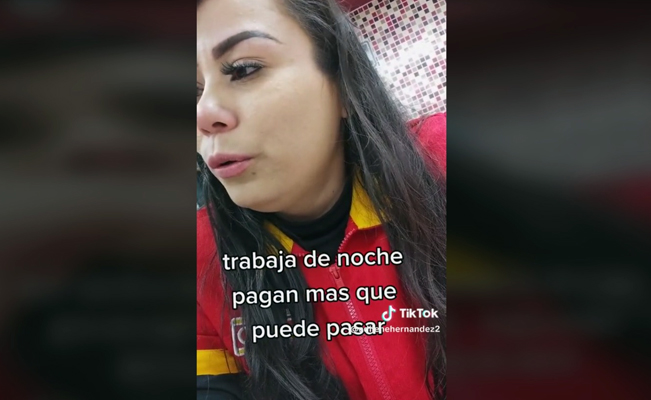 “El peor susto de mi vida”: cajera del Oxxo se lleva una sorpresa durante la madrugada