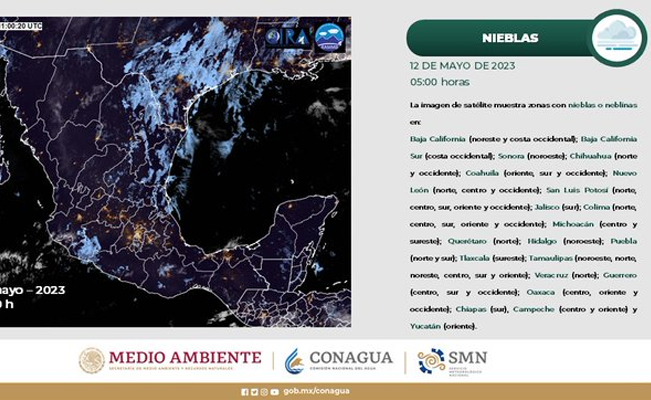 ¡Lluvias fuertes y caída de granizo en gran parte de México!