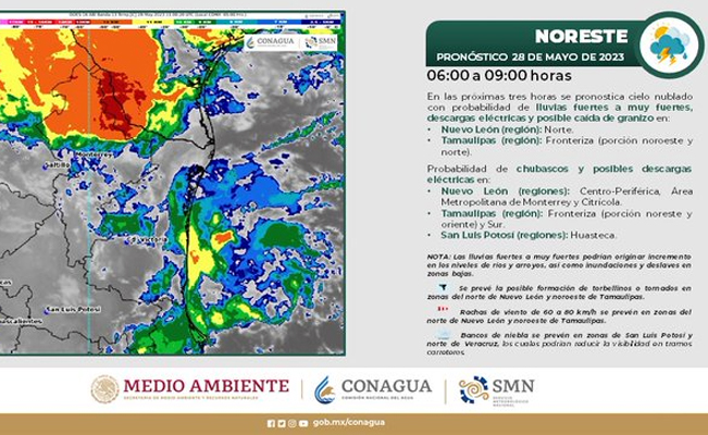 No olvides el paraguas: se esperan lluvias en gran parte de México