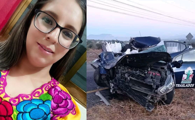 Muere en accidente vehicular la Directora del DIF de Pisaflores, Hidalgo
