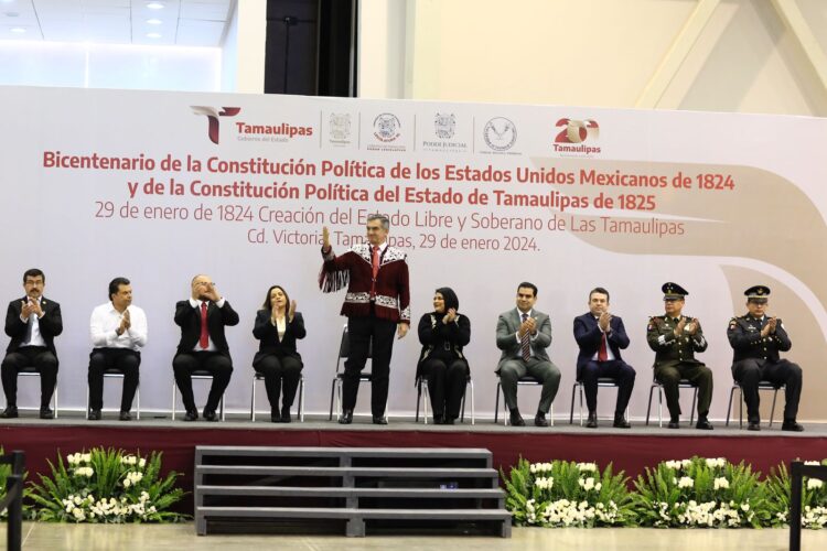 Encabeza Américo conmemoración del Bicentenario de Tamaulipas