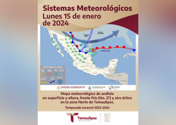 Coordina Gobierno de Tamaulipas acciones preventivas ante pronóstico de bajas temperaturas