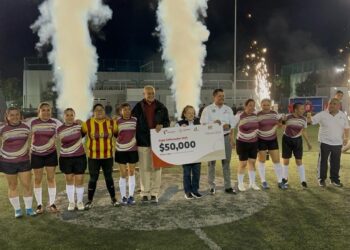 Equipo de Seguridad Pública gana la Copa Gobernador, rama femenil