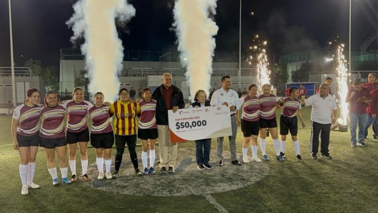 Equipo de Seguridad Pública gana la Copa Gobernador, rama femenil