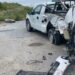 Dos lesionados tras aparatoso accidente automovilístico en el viaducto cercano al complejo de la Guardia Estatal