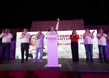 ‘De corazón, Nuevo Laredo es primero’: Carmen Lilia Canturosas arranca campaña por la reelección
