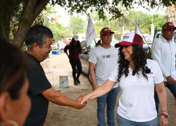 En Güemez las candidatas de Morena, Olga Sosa y Yesenia Sánchez, promueven el bienestar de las familias