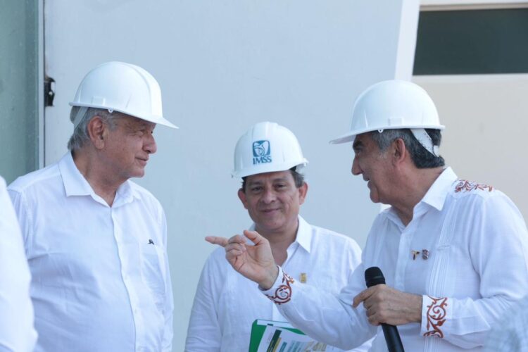 Asegura AMLO presupuesto para concluir hospital de Madero