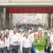 Carlos Peña, Maki Ortiz, Eugenio Hernández, acompañaron a Reynaldo Garza, Líder de la CTM participando en el multitudinario desfile del Día del Trabajo junto a más de 5 mil asistentes
