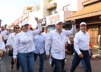 Se unen miles de neolaredenses a marcha pacífica por la democracia en