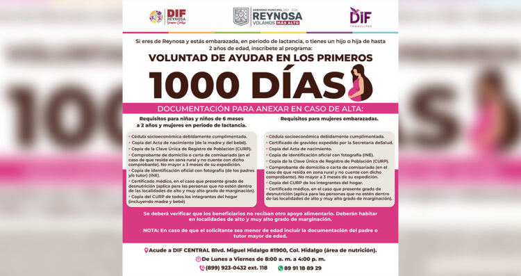 Sistema DIF Reynosa, presidido por Carlos Luis Peña Garza