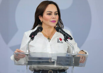 La alcaldesa Carmen Lilia Canturosas Villarreal