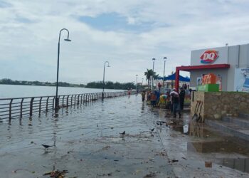 Se desborda Laguna del Carpintero en Tampico