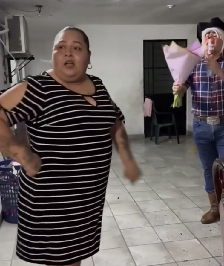 Rocío corre a payaso que le llevaba flores al estilo “El Patrón” en Tampico