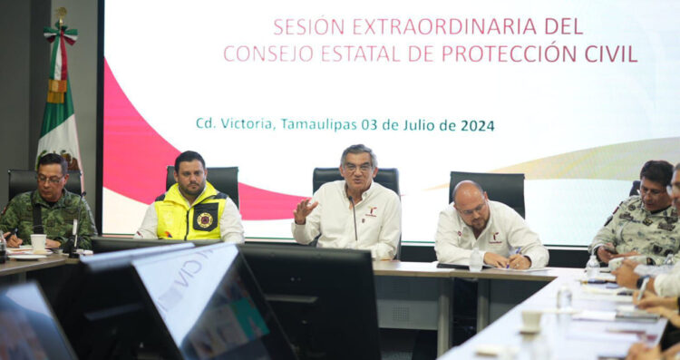 Gobierno de Tamaulipas está atento y tomando todas las previsiones ante el desarrollo del huracán Beryl