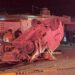 En Reynosa: Un muerto y varios heridos tras choque volcadura en San Valentín