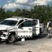 En la Ribereña: Patrulla de la Guardia Nacional choca con dos camionetas