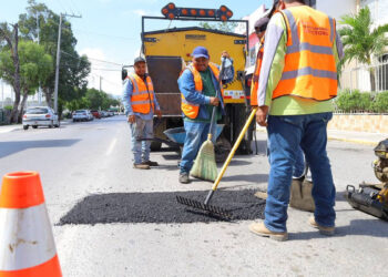 Invierten Estado y Municipio Victoria 20 mdp en bacheo, drenaje y pavimentación