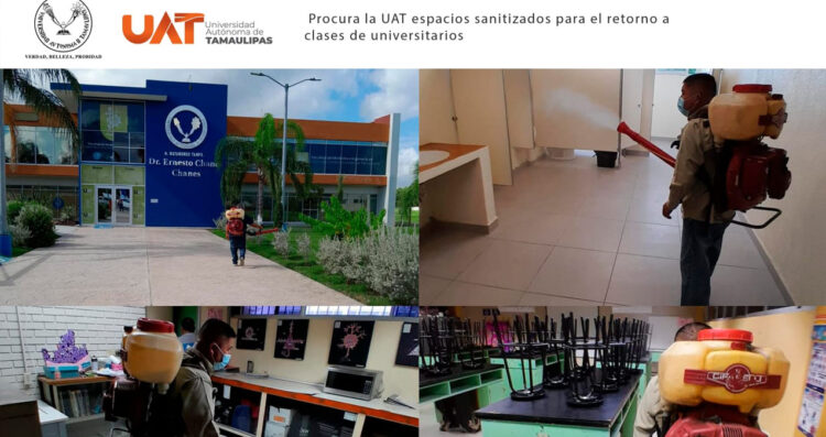 Procura la UAT espacios sanitizados para el retorno a clases de universitarios
