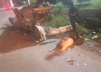 Volcadura en carretera Río Bravo-Reynosa deja un herido y pérdida de unidad motriz