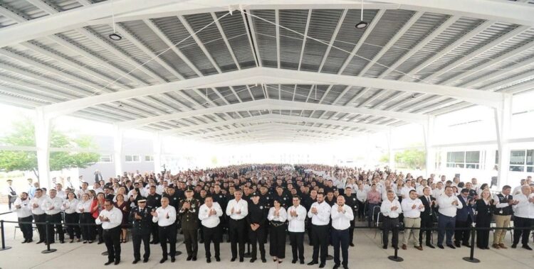 Techumbre inaugurada en la USJT por gobernador ofrece espacio digno para prácticas de cadetes y alumnos