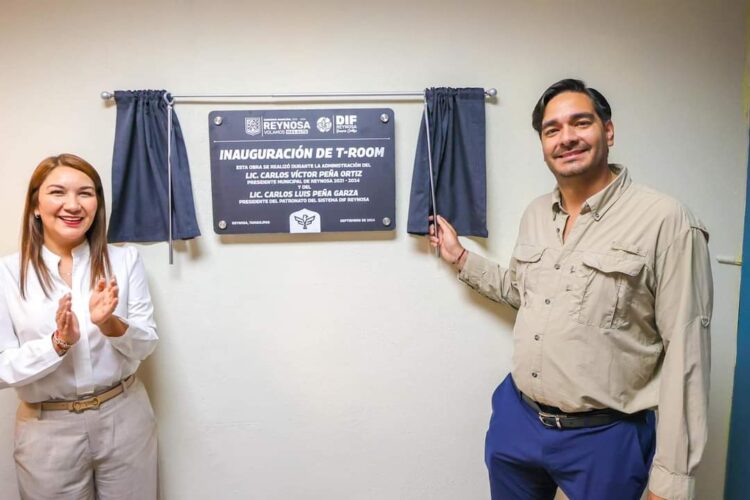 Inauguró Carlos Peña Ortiz T-ROOM y Cuarto de Hidroterapia del CRI-Reynosa por 12.3 MDP