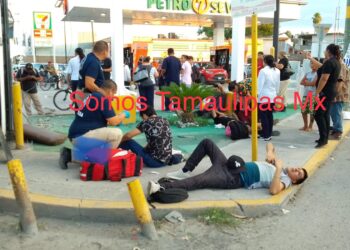 En Reynosa; 15 heridos tras choque de camión de la Juarez 3