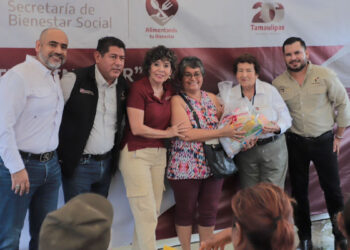 Entrega SEBIEN apoyos del Programa "Alimentando tu Bienestar" en Altamira