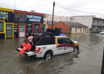 Activa Guardia Estatal Plan Tamaulipas en Matamoros por huracán Francine