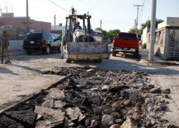 Intensifica municipio de Matamoros trabajos de bacheo; cambios se apreciarán a corto plazo
