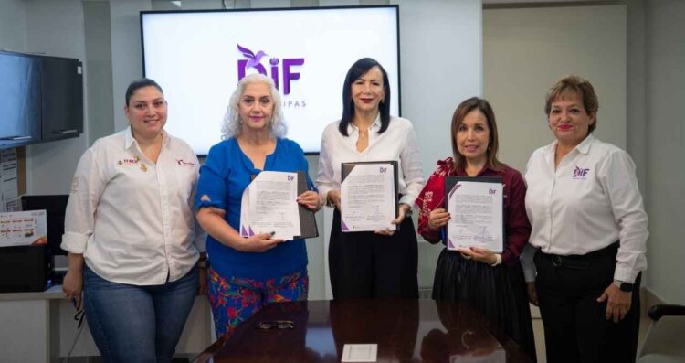 Firman DIF Tamaulipas e ITACE convenio para la fabricación de estufas ecológicas