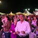 Gobernador y María de Villarreal disfrutan junto con victorenses a Los Ángeles Azules en la Feria Tamaulipas