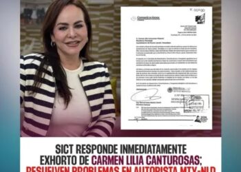 Da SICT respuesta inmediata a exhorto de Alcaldesa Carmen Lilia Canturosas y resuelve problemas en autopista Monterrey-Nuevo Laredo