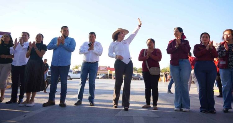Entrega Alcaldesa Carmen Lilia Canturosas más de 49 millones de pesos en obra pública al poniente de Nuevo Laredo