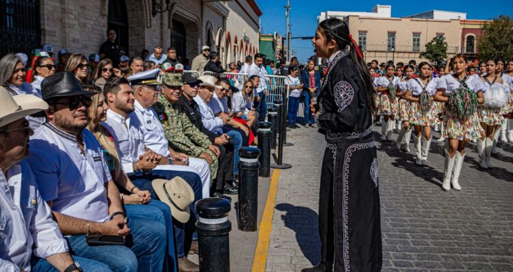 Gobierno de Matamoros conmemora con desfile un aniversario más de la Revolución Mexicana