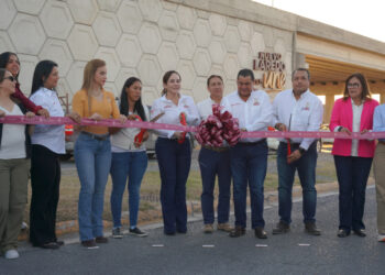 Inaugura Alcaldesa Carmen Lilia Canturosas Puente Peatonal y Vehicular; Brinda mejor Movilidad y Seguridad a ciudadanos