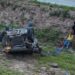 En Reynosa: Lesionado tras Volcar su Vehículo en Vista Alta