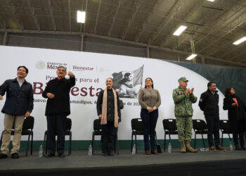 T-MEC es la única forma de México, EUA y Canadá de enfrentar con éxito la competencia económica y comercial con China: Sheinbaum desde Nuevo Laredo, Tamaulipas