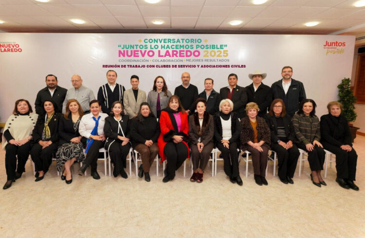Refrendan compromiso por el progreso y bienestar de Nuevo Laredo Alcaldesa, asociaciones civiles y clubes de servicio