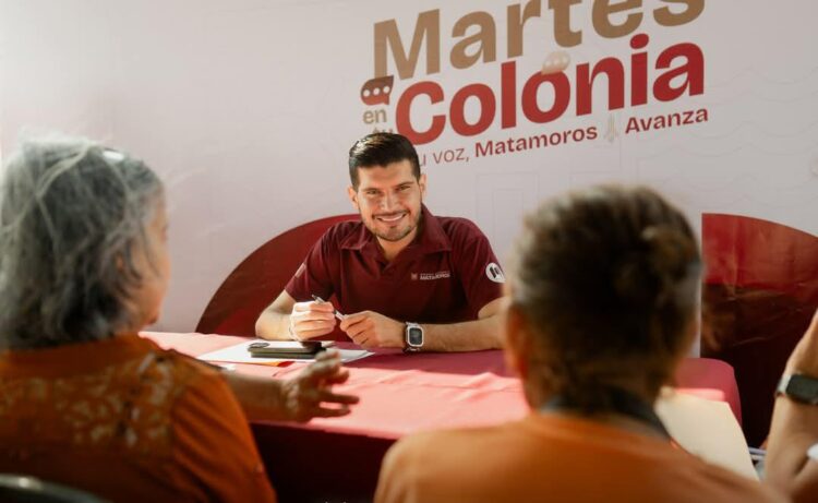 «Martes en tu colonia» en Matamoros sigue fortaleciendo lazos entre comunidad y gobierno
