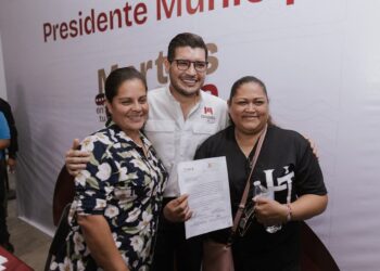 El alcalde Beto Granados es recibido con gran ánimo y cariño en la colonia Sección 16