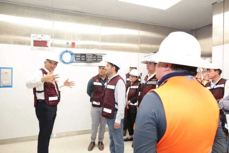 Constatan Américo Villarreal y Martí Batres obra del nuevo hospital del ISSSTE en Tampico
