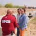 En Nuevo Laredo: Supervisa Carmen Lilia Canturosas Trabajos de Limpieza de Arroyos