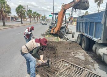 Permanente mantenimiento a drenes, canales e instalaciones pluviales en Reynosa