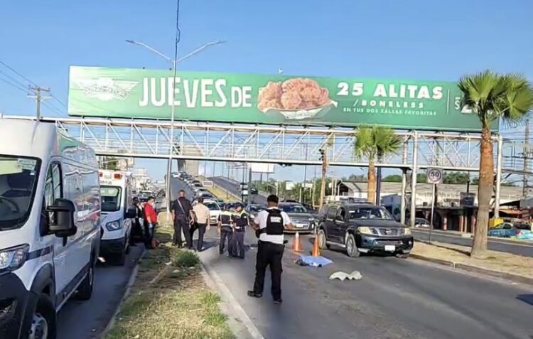 En Reynosa: Evita puente peatonal y auto fantasma lo atropella quitándole la vida